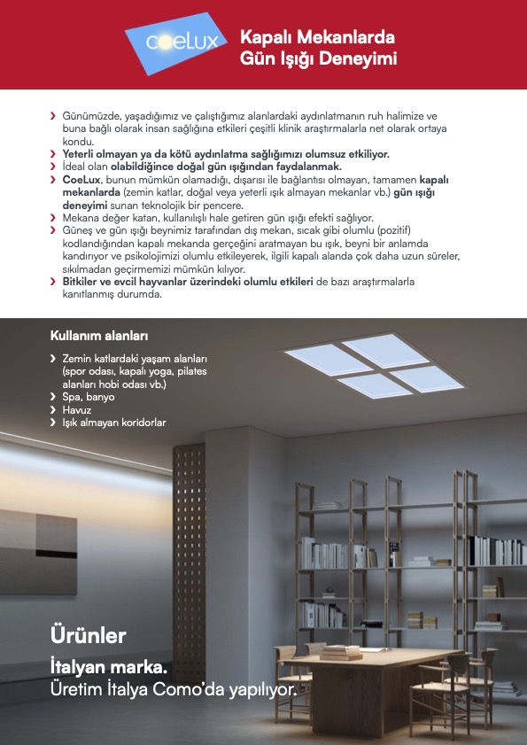 CoeLux brochure — cover