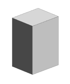 LOD 100: closed box — basic geometric form